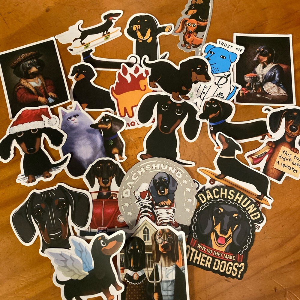 Dachshund stickers! New